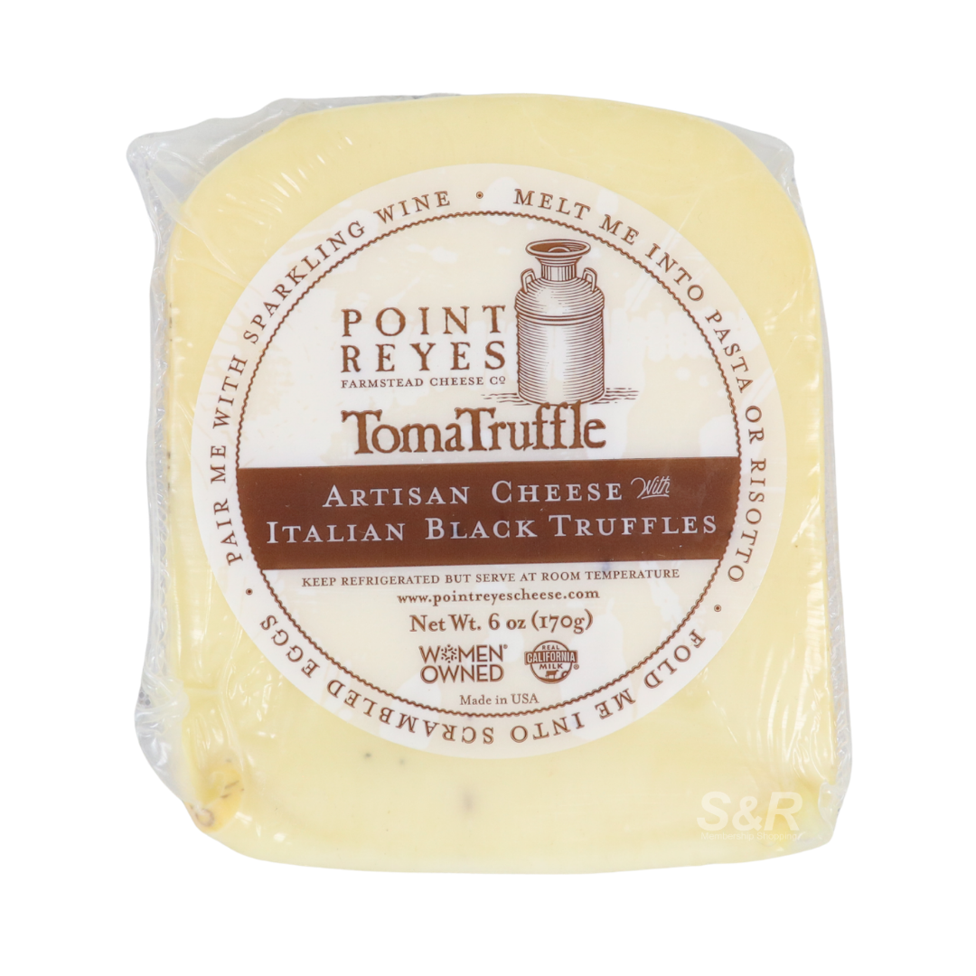 Point Reyes Toma Truffle Artisan Cheese with Italian Black Truffles 170g
